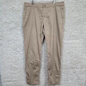Birddogs Chino Pants Stretch Slim Fit‎ Tan Mens 36x32 (fits 36x30.5)